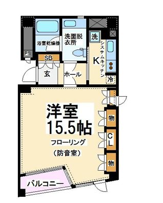 つつじヶ丘アーベント 【グランドピアノ可】   間取り