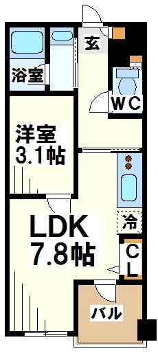 レジディア調布 間取り