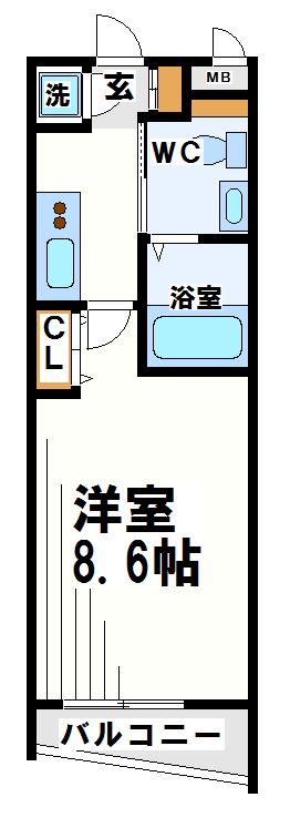 ファンファーレ調布  間取り
