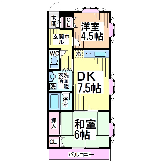 中町グリーンハイム 間取り