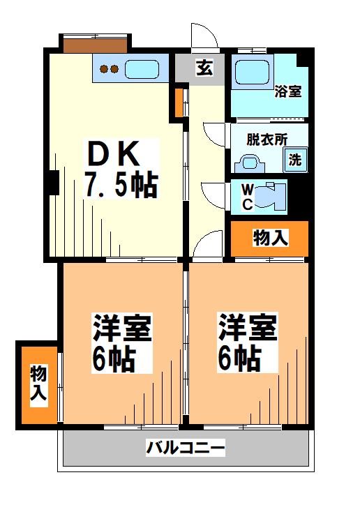 カーサ山上（ヤマガミ） 間取り