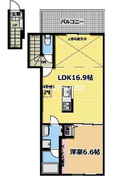 ブリリアントジェイオーワン     間取り