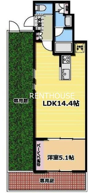 ブリリアントジェイオーワン     間取り