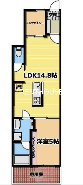 ブリリアントジェイオーワン     間取り