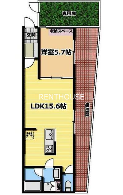 ブリリアントジェイオーワン     間取り
