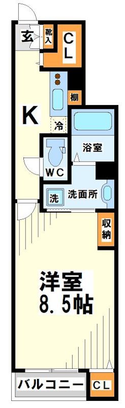 フラワーキャット  間取り