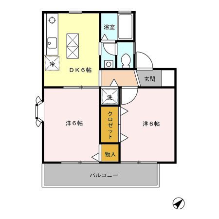 フリージアコート  間取り