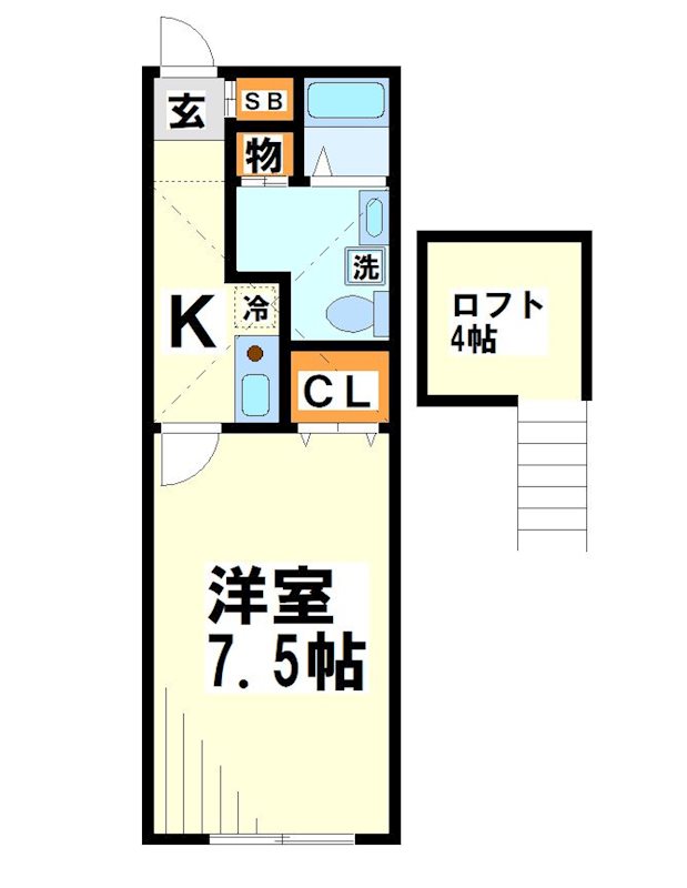 カトルセゾン調布    間取り