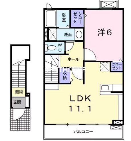 クラリス・ヴィラージュ 間取り