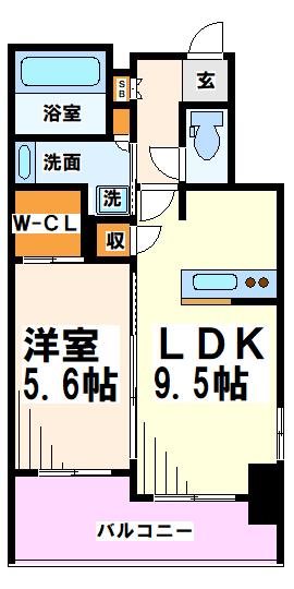 RELUXIA府中 間取り