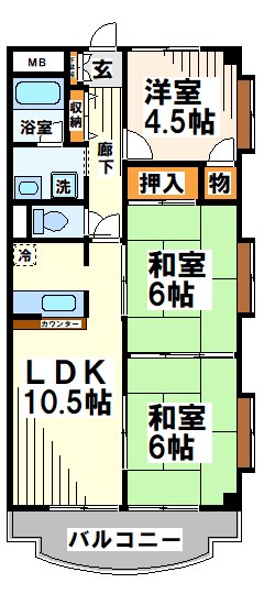 フジビル  間取り