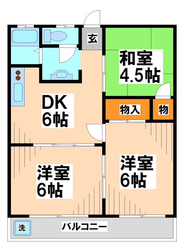 ロイヤルハイツ  間取り