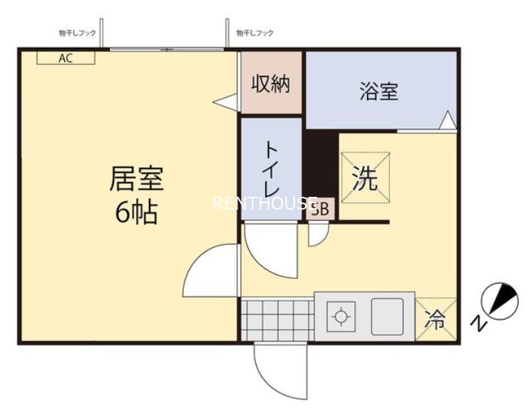 プライム朝日町 間取り
