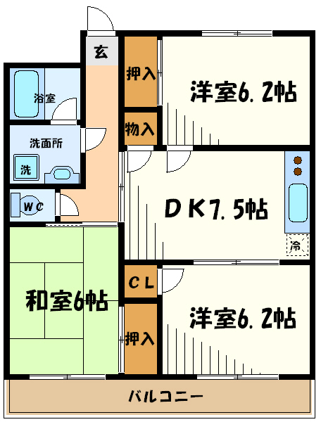 ファミールＹＫ   間取り