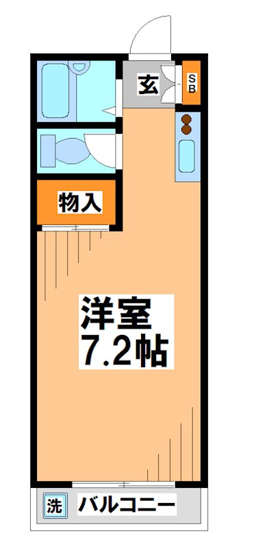 コーポ白糸台第2 間取り