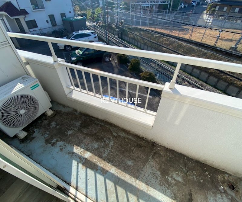 コーポ白糸台第2 ベランダ