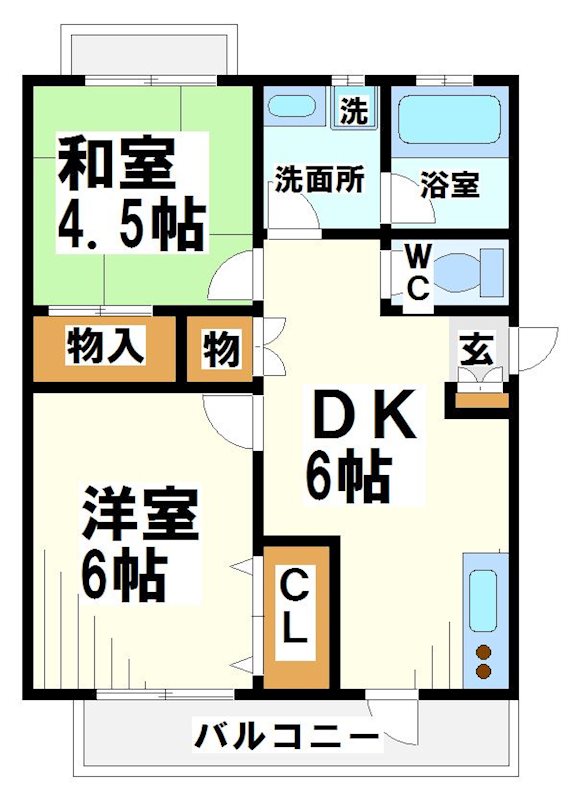 クレールコンフォート   間取り