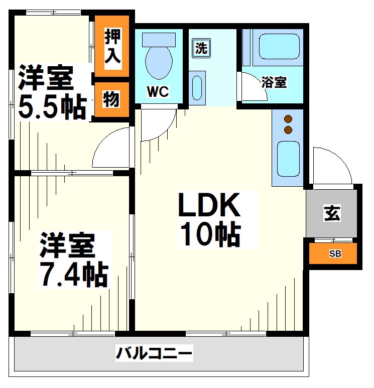 ピア石原  間取り