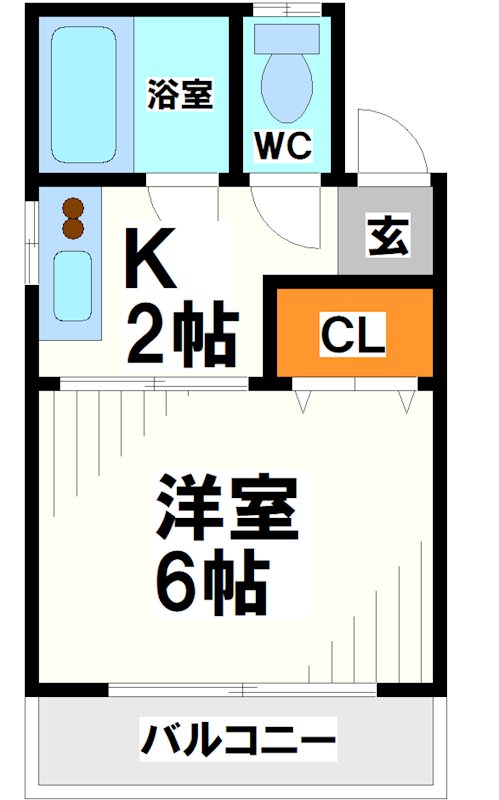 ハイム栄寿   間取り