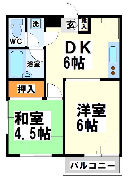 武蔵ハイツⅠ 間取り