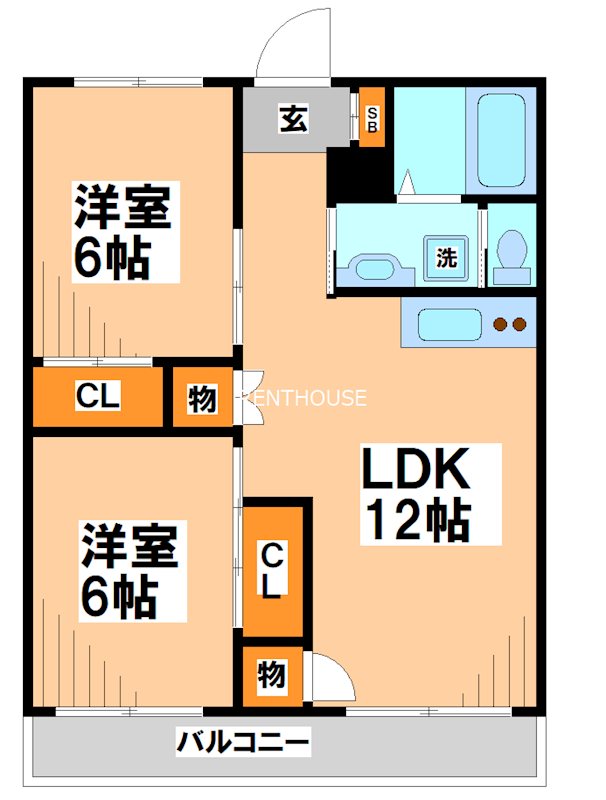 シャルム戸塚  間取り