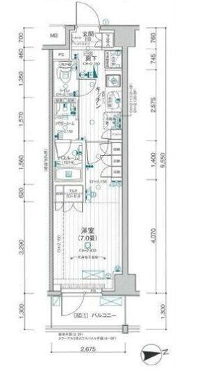 デュオステージ調布国領マキシブ 間取り