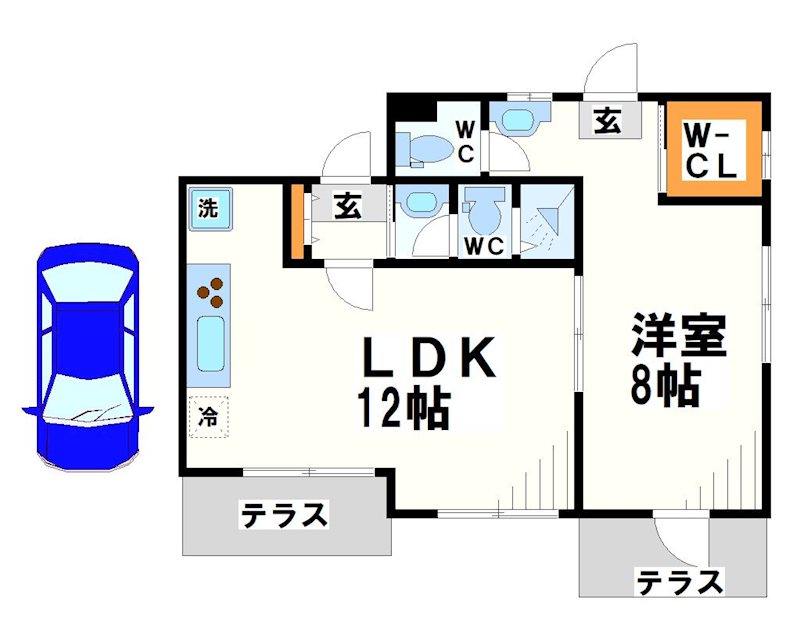 ドミール蓬【当店限定物件】    間取り