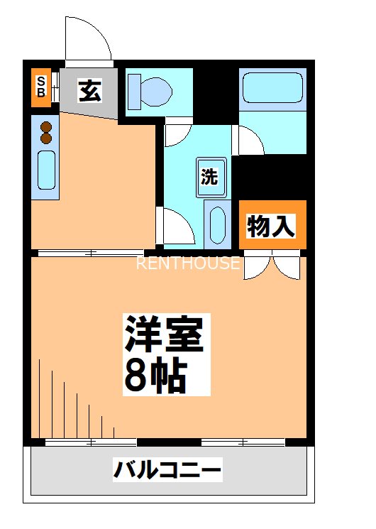 京王多摩川コーポラス   間取り