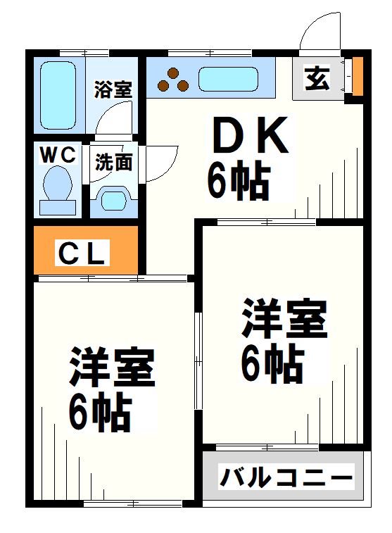コーポ藤 間取り