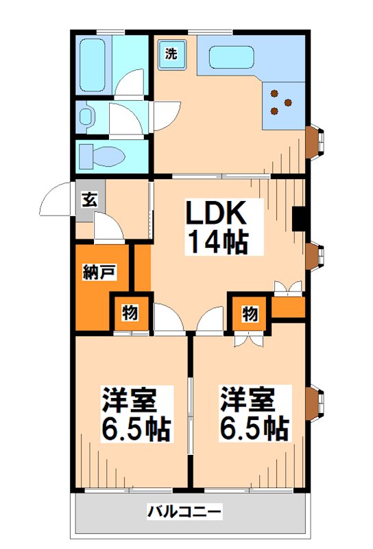 ハウゼイイダ   間取り