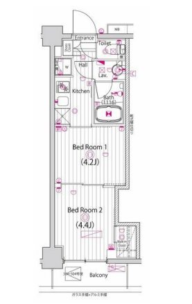 ガーラ・グランディ調布   間取り