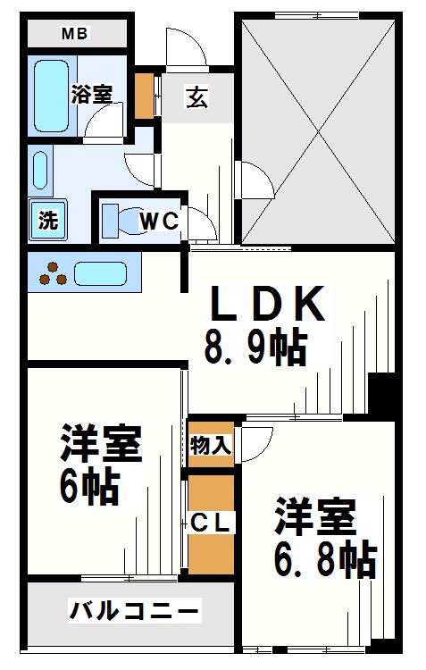 ウイング　 間取り