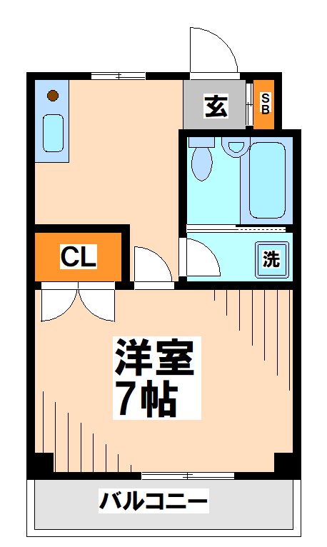 アネックス調布Ⅱ 間取り