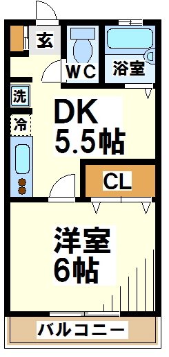 ベルハイツ調布    間取り
