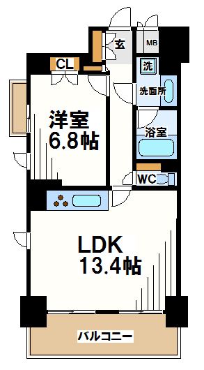 パークノヴァ調布  間取り