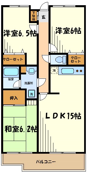 ジュノウ  間取り