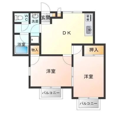 クリオコート西府II 間取り