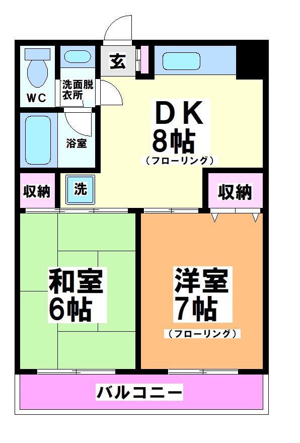 グリーンサンハイツ  間取り
