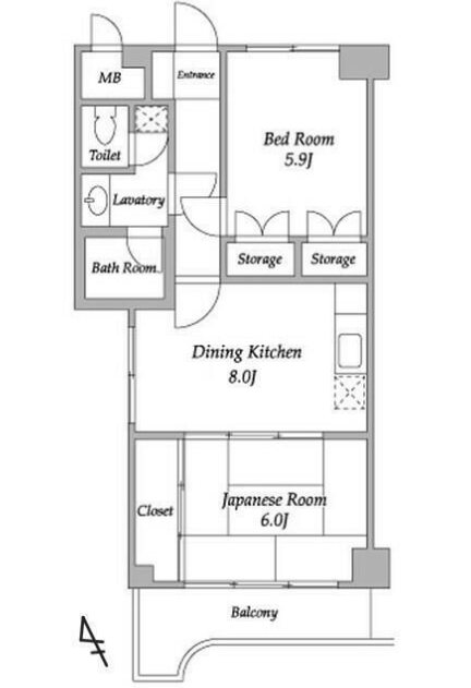 ベルエア調布　 間取り