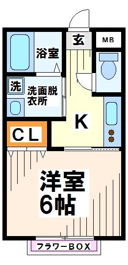 ハピネスⅢ 間取り