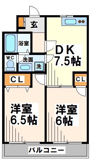 パールハイツ  間取り