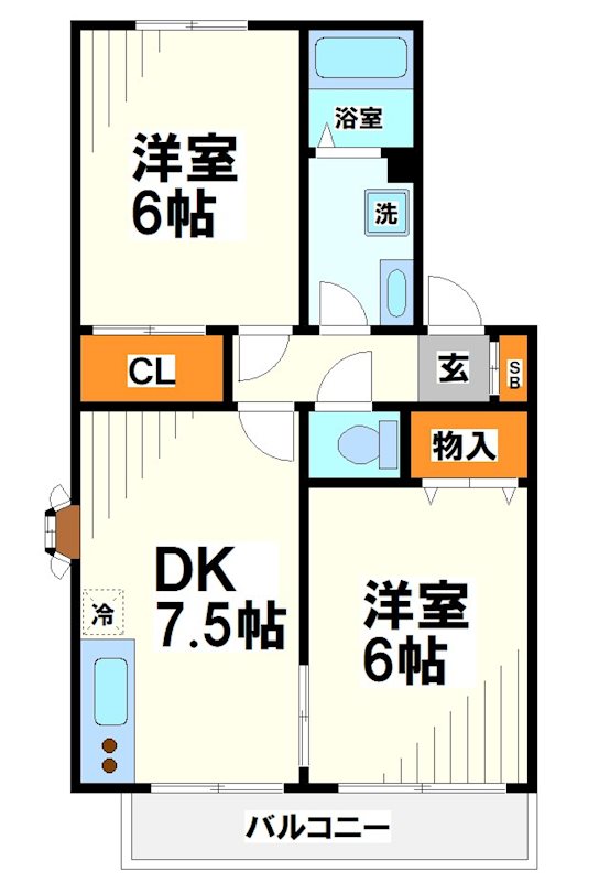 ガーデンヒルⅡ   間取り