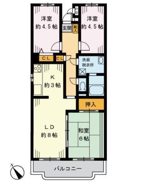 ヴェルドミール  間取り