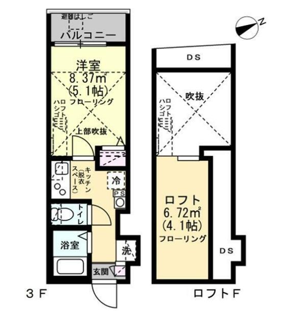 グランクオール西調布   間取り