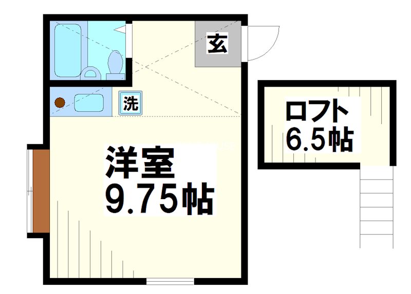 グリーンハウス【東京外国語大学受験生事前予約可能物件】   間取り