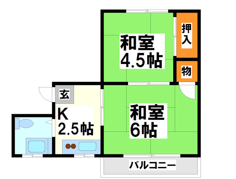 金龍堂ビル   間取り