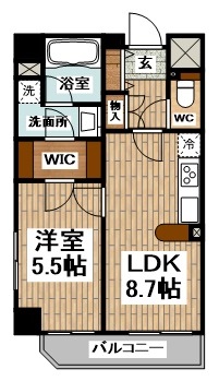 コンフォリア代々木上原  間取り