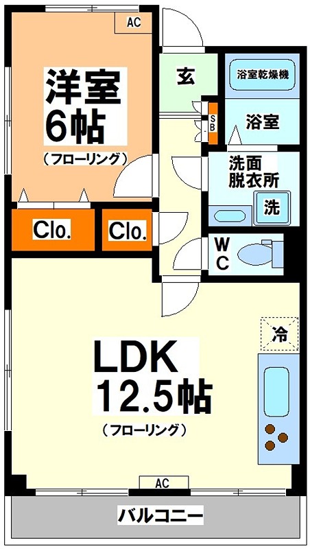 シャングリラ代々木  間取り