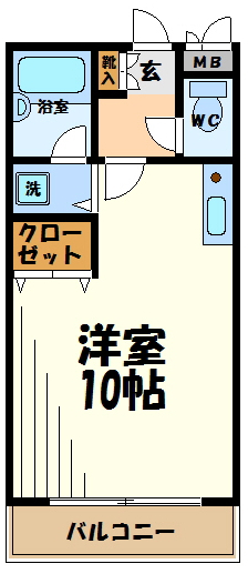 ハウスフォーレスト   間取り