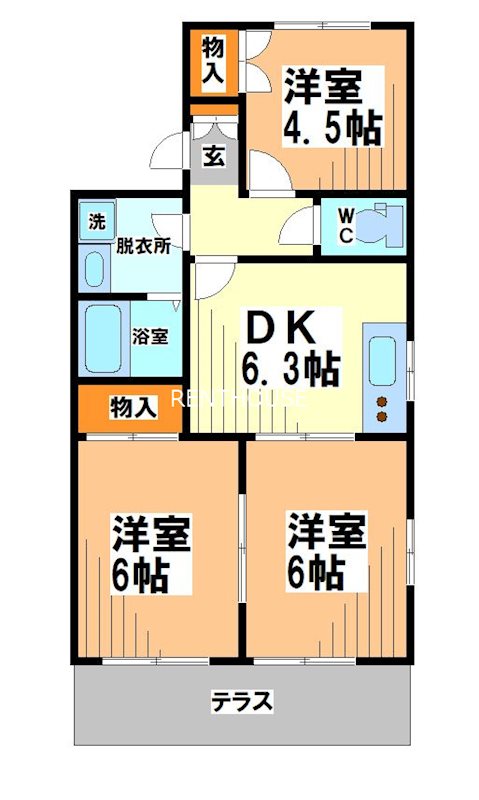 マーロンシライト  間取り